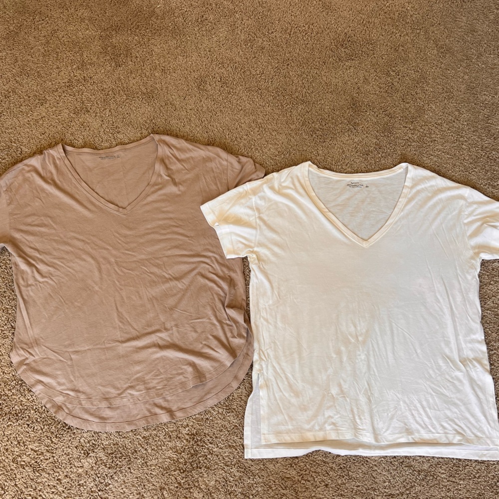 Abercrombie Soft Boyfriend V-Necks